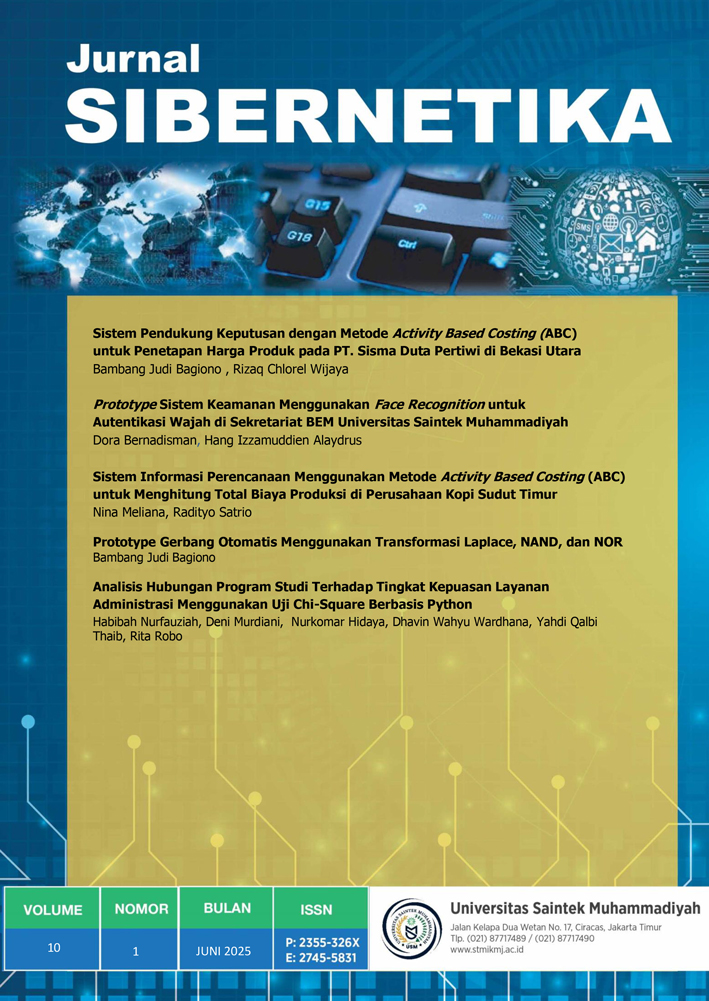 					View Vol. 10 No. 1 (2025): Jurnal Sibernetika
				